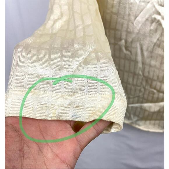 VTG Long Sleeve Silk Blouse Top Sz 8 Women's 80s Abstract - Picture 12 of 15